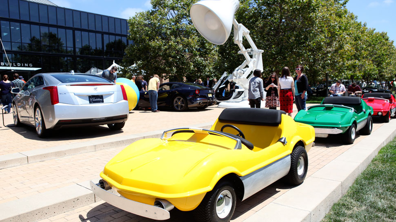 Illustration for article titled This Is What It's Like Inside Pixar's Secret Car Show